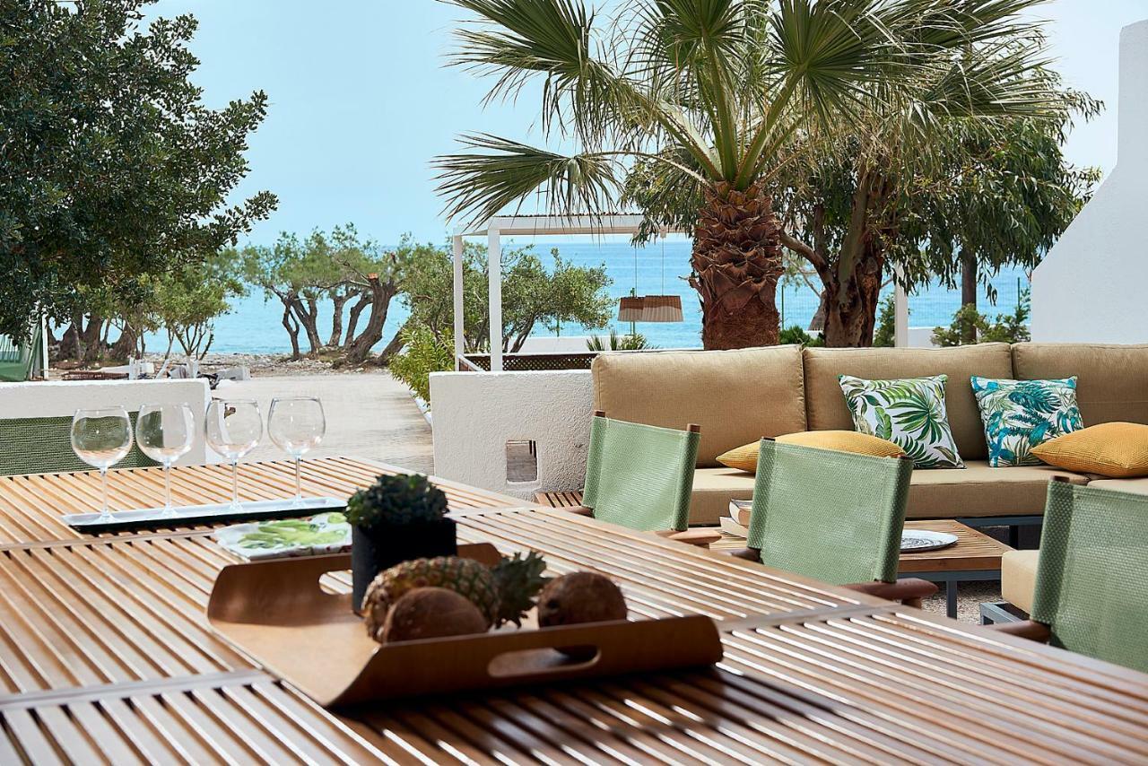 Beachfront Villa On Crete - Kirvas, Member Of Pelagaios Villas คูตซูนารี ภายนอก รูปภาพ