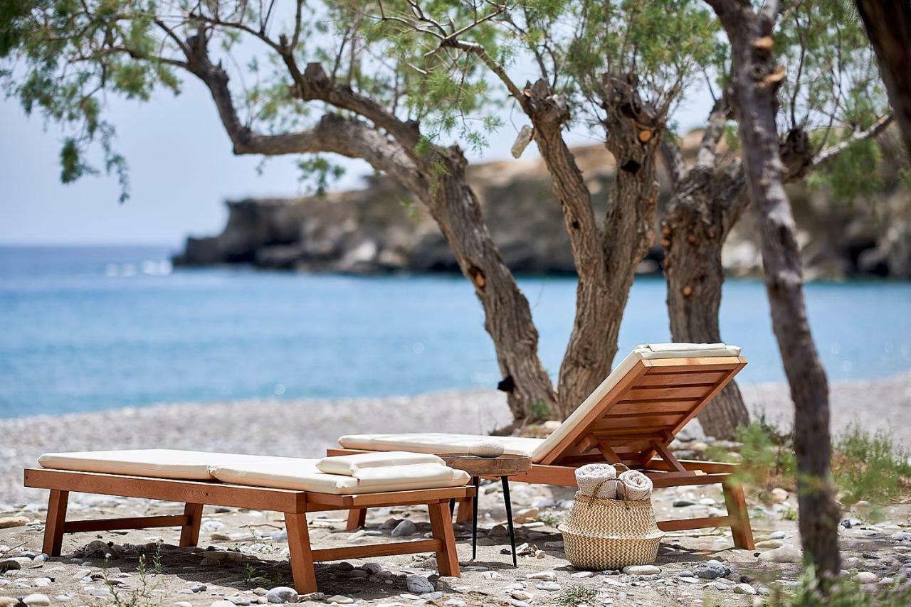 Beachfront Villa On Crete - Kirvas, Member Of Pelagaios Villas คูตซูนารี ภายนอก รูปภาพ