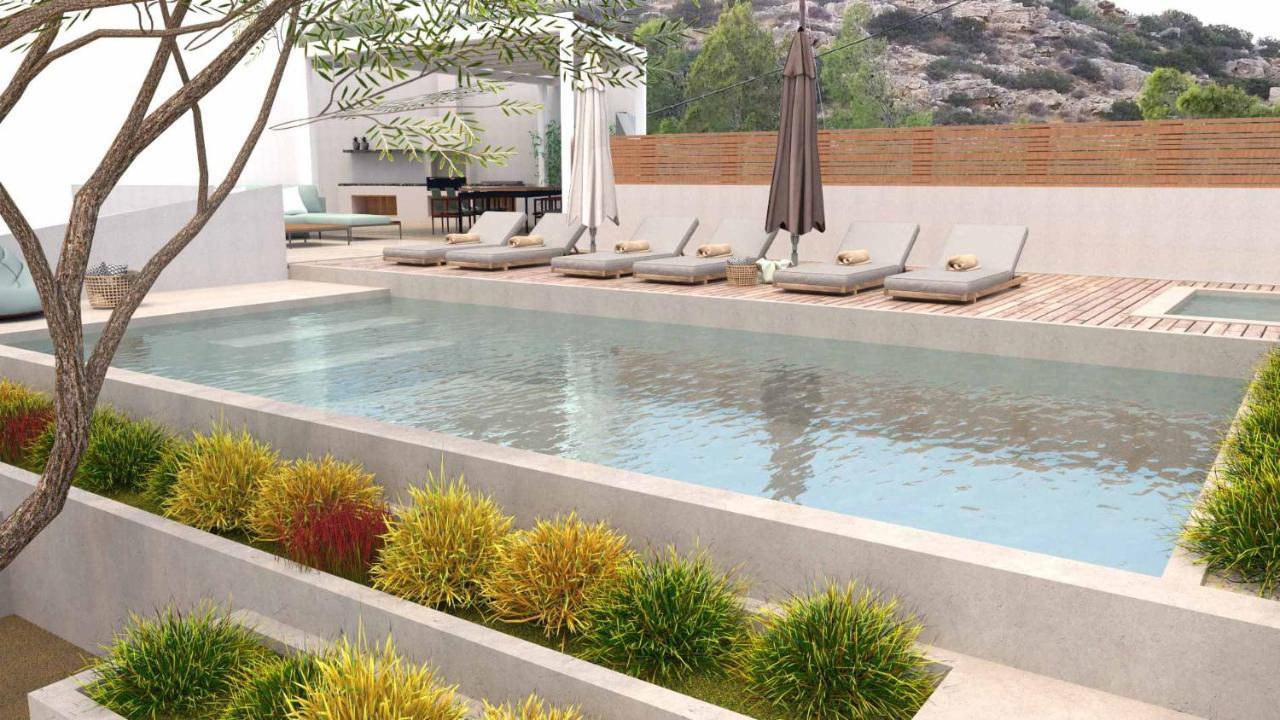 Beachfront Villa On Crete - Kirvas, Member Of Pelagaios Villas คูตซูนารี ภายนอก รูปภาพ